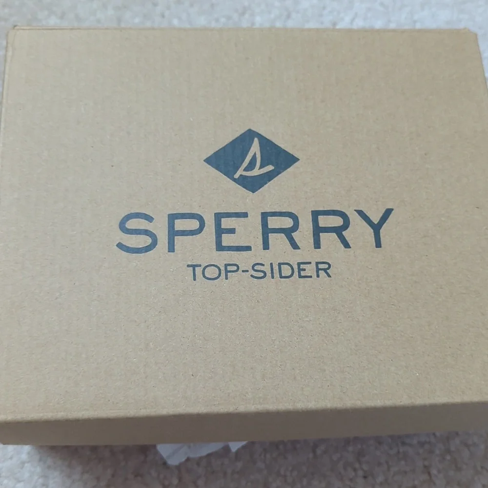 Girls black port boot by Sperry
